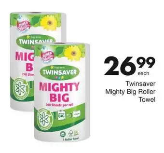 Save Twinsaver Mighty Big Roller Towel offer