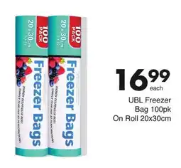 Save UBL Freezer Bag On Roll offer