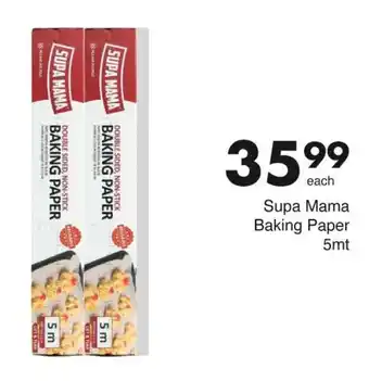 Save Supa Mama Baking Paper offer