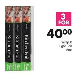 Save Wrap It Light Foil offer