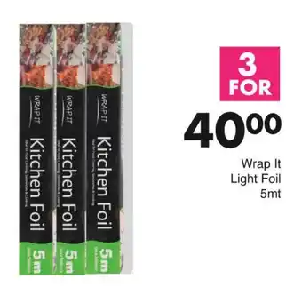 Save Wrap It Light Foil offer