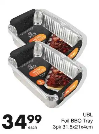 Save UBL Foil BBQ Tray offer