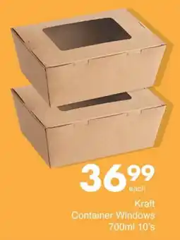 Save Kraft Container Windows offer