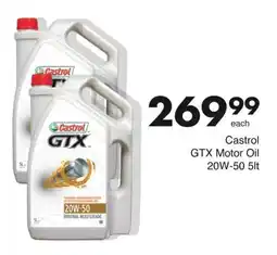 Save Castrol GTX Motor Oil 20W-50 offer
