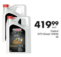 Save Castrol GTX Diesel 15W40 offer