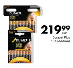Save Duracell Plus AAA/AA offer