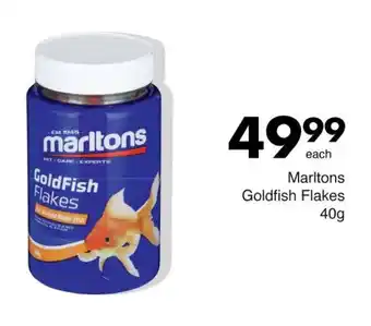 Save Marltons Goldfish Flakes offer