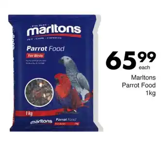 Save Marltons Parrot Food offer