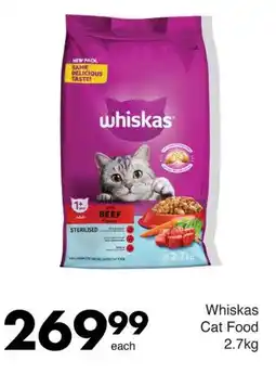 Save Whiskas Cat Food offer