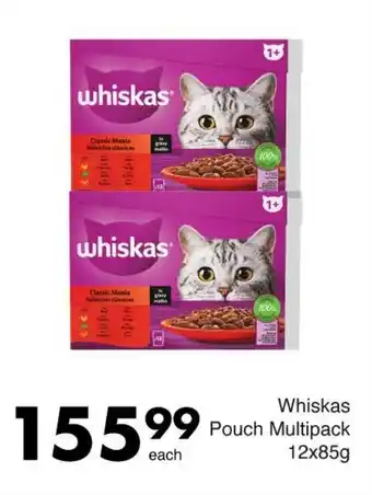 Save Whiskas Pouch Multipack offer