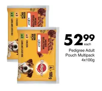Save Pedigree Adult Pouch Multipack offer