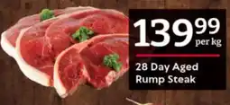 Oxford Freshmarket 28 Day Aged Rump Steak offer