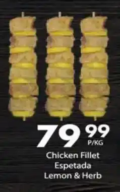 President Hyper Chicken Fillet Espetada Lemon & Herb offer
