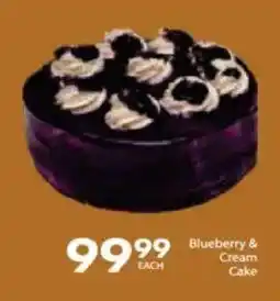 President Hyper Blueberry & Cream Cake offer