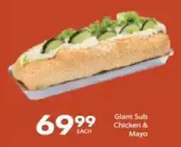 President Hyper Glant Sub Chicken & Mayo offer