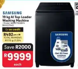 Makro SAMSUNG AI Top Loader Washing Machine offer