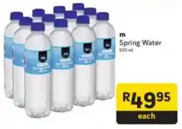 Makro m Spring Water offer
