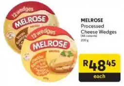 Makro MELROSE Processed Cheese Wedges offer