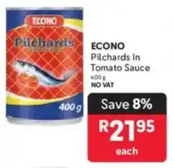 Makro ECONO Pilchards In Tomato Sauce offer