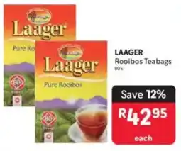 Makro LAAGER Rooibos Teabags offer