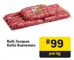Makro Bulk Jacques Kallis Boerewors offer