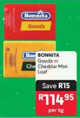 Makro BONNITA Gouda or Cheddar Mini Loaf offer