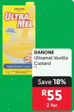Makro DANONE Ultramel Vanilla Custard offer