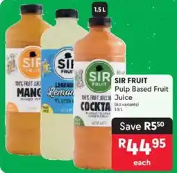 Makro SIR FRUIT Pulp Based Fruit Juice offer