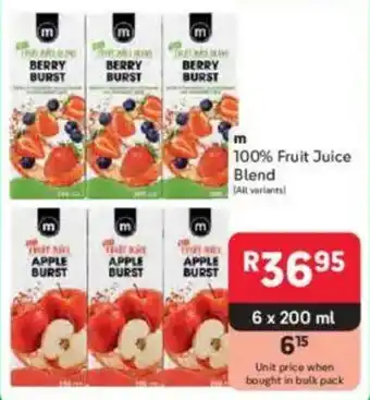 Makro m 100% Fruit Juice Blend offer