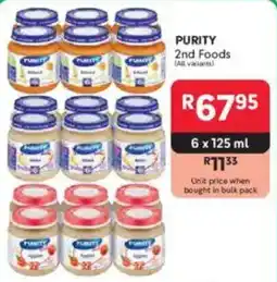 Makro PURITY 2nd Foods offer
