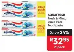Makro AQUAFRESH Fresh & Minty Value Pack Toothpaste offer