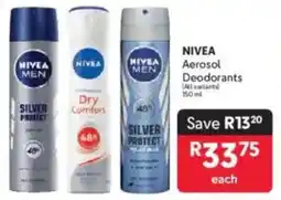 Makro NIVEA Aerosol Deodorants offer
