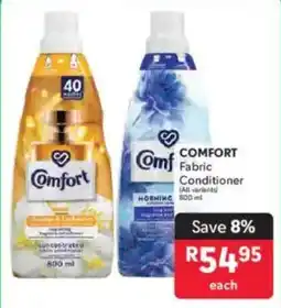 Makro COMFORT Fabric Conditioner offer