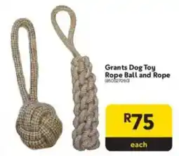 Makro Grants Dog Toy Rope Ball and Rope offer