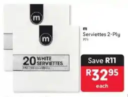 Makro m Serviettes 2-Ply offer