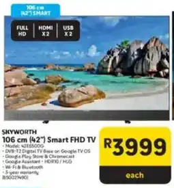 Makro SKYWORTH 106 cm 42" Smart FHD TV offer