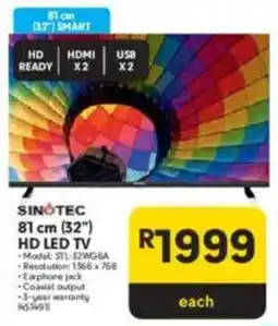 Makro SINOTEC 81cm 32" HD LED TV offer
