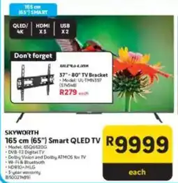 Makro SKYWORTH 165 cm 65" Smart QLED TV offer