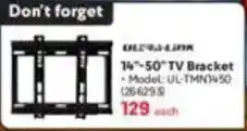 Makro ULTRA-Link 14"-50" TV Bracket offer