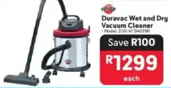 Makro Genesis Duravac Wet and Dry Vacuum Cleaner offer