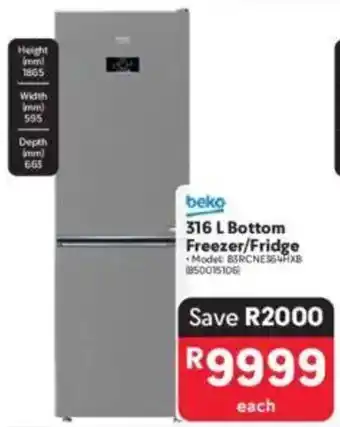 Makro Beko Bottom Freezer/ Fridge offer