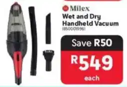 Makro Milex Wet and Dry Handheld Vacuum offer