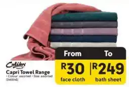 Makro Calibri Capri Towel Range offer