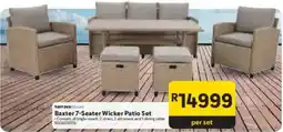Makro Terrace Leisure Baxter 7-Seater Wicker Patio Set offer