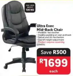 Makro Ultra Exec Mid-Back Chair offer