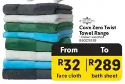Makro Home Living Cove Zero Twist Towel Range offer