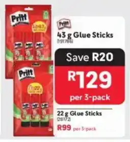 Makro Pritt Glue Sticks offer