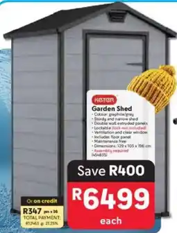 Makro Keter Garden Shed offer
