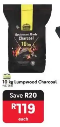 Makro Camp Master Lumpwood Charcoal offer