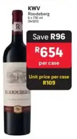 Makro KWV Roodeberg offer